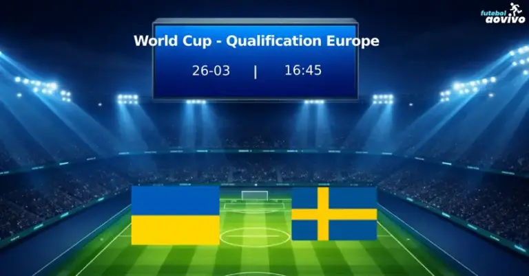 Confronto Decisivo: Ucrânia e Suécia Buscam Vaga nas Eliminatórias da Copa do Mundo