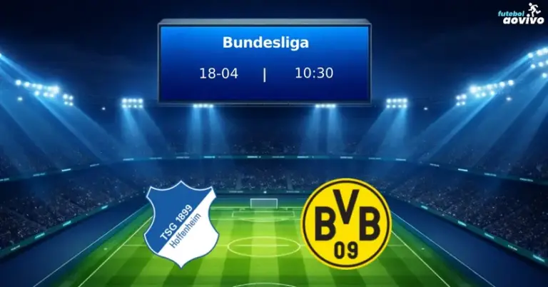 Bundesliga: Hoffenheim x Borussia Dortmund se enfrentam na 30ª rodada