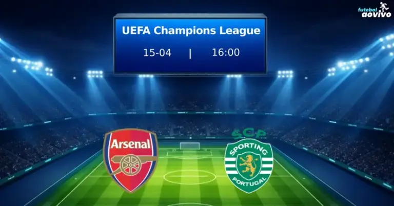 Arsenal x Sporting CP: Expectativa Alta para as Quartas de Final da UEFA Champions League