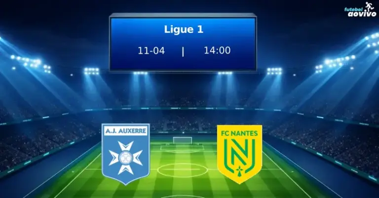 Prévia Ligue 1: Auxerre x Nantes se Enfrentam em Confronto Crucial pela Rodada 29