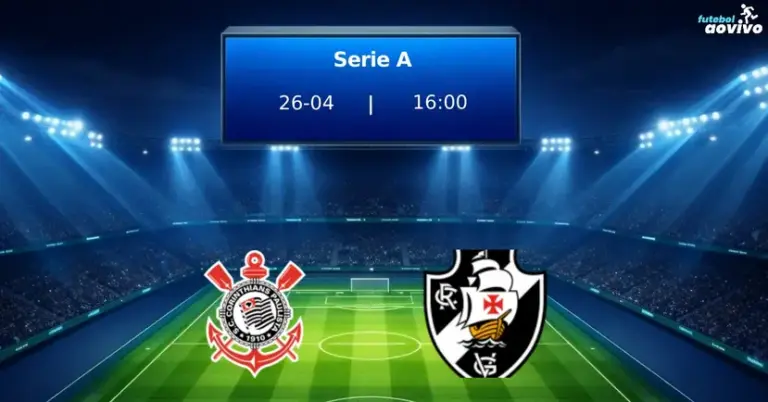 Corinthians x Vasco: Duelo Crucial na Neo Química Arena Pela Série A