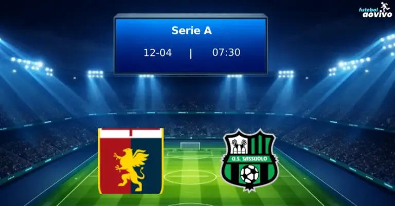 Genoa x Sassuolo: Confronto Crucial pela Serie A no Stadio Luigi Ferraris