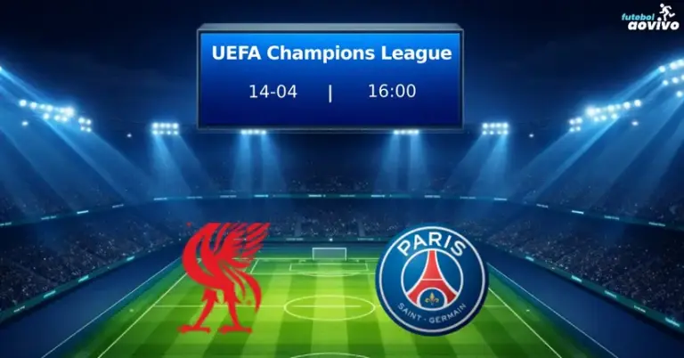Liverpool x PSG Champions League: Anfield Prepara Palco para Duelo Épico das Quartas de Final