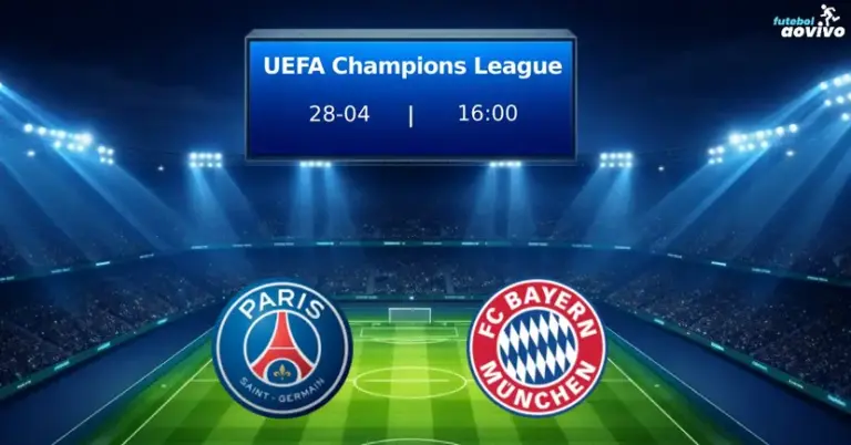 Confronto Gigante na Liga dos Campeões: Paris Saint-Germain Enfrenta Bayern de Munique na Semifinal