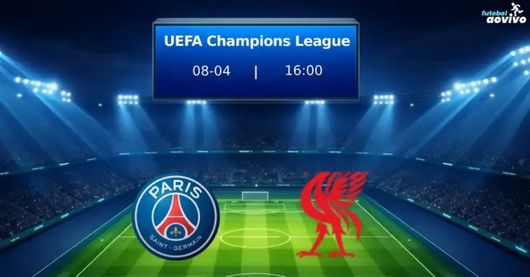 Confronto de Gigantes: PSG x Liverpool Abre Quartas de Final da Champions League