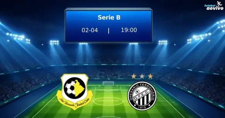 Série B: São Bernardo e Operário-PR Se Encontram na Segunda Rodada