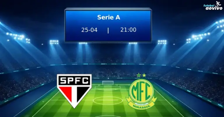 São Paulo x Mirassol: Tudo Sobre o Duelo da Série A no MorumBIS