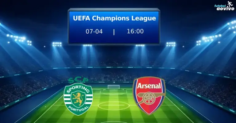 Sporting CP x Arsenal: Duelo das Quartas de Final da Champions League Agita Lisboa