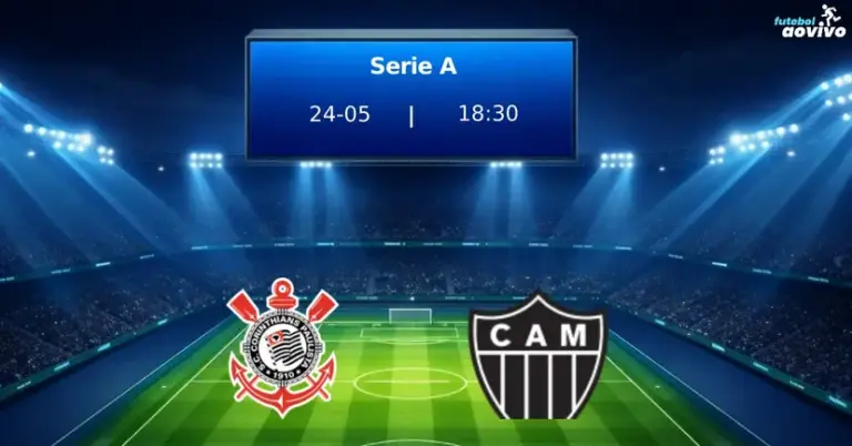 Pré-jogo: Corinthians x Atlético-MG Pela Série A na Neo Química Arena