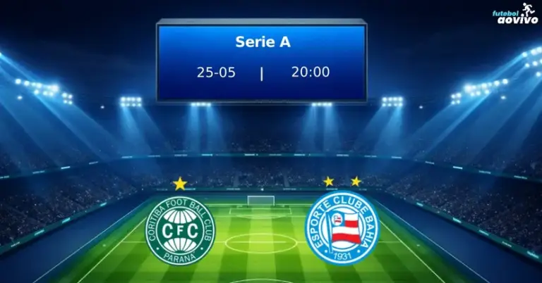 Pré-jogo: Coritiba e Bahia se Encaram em Duelo Crucial Pela Série A em Curitiba