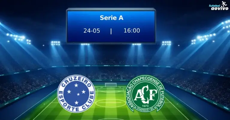 Cruzeiro x Chapecoense: Confronto Vital pela Série A Agita Belo Horizonte